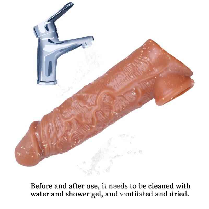 Realistic Penis Sleeve 16cm (No Spikes) — view 9 of 14
