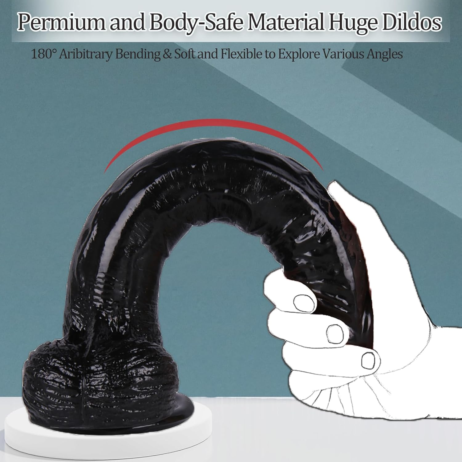 Veined Skin-Feel Dildo — view 2 of 13